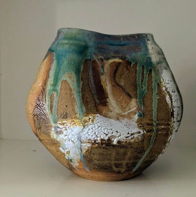 Ceramics artwork 'Tide Flow Vessel' by The Creative Pilgrim | The East Coast Arts Trail®