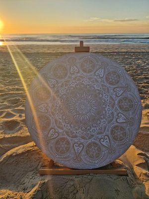 Original Acrylic on wood by Tribe Eleven from QLD - Gold Coast | The East Coast Arts Trail®