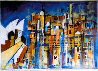 Original Acrylic paint and other mixed media on canvas. by The Creative Pilgrim from QLD - Sunshine Coast | The East Coast Ar