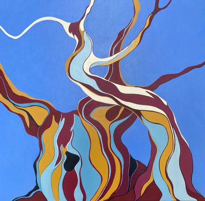 Acrylic on canvas by Marian Quigley, VIC - Gippsland | Displayed on The East Coast Arts Trail®