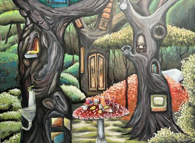 Acrylic and varnish gloss  by inessatreasures, QLD - Gold Coast | Displayed on The East Coast Arts Trail®