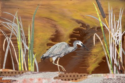 acrylic, paper on canvas by Benn Francis, WA - Swan Valley | Displayed on The East Coast Arts Trail®