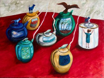 Oil Paint on Stretched Canvas by Susannah Paterson, NSW - Sydney | Displayed on The East Coast Arts Trail™