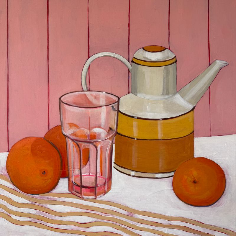 'Midwinter Sun' - Painting - Acrylic by Daniella D’Cruz | Featured on The East Coast Arts Trail®
