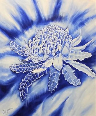 Original Oil on canvas, sealed by Capanart Gallery from QLD - Gold Coast | The East Coast Arts Trail®