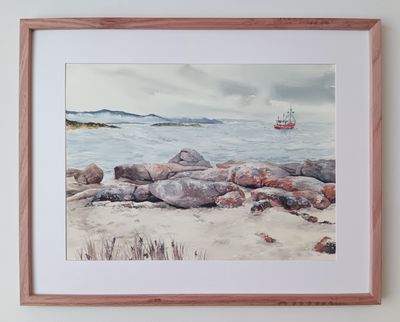 Watercolour on Saunders Waterford 300gsm CP Paper by Anne Kucera, VIC - Melbourne | Displayed on The East Coast Arts Trail®
