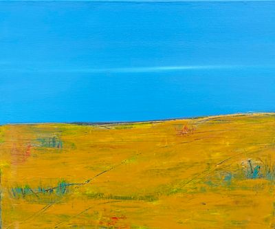 Painting - Outback & Rural artwork 'Wide Open Roads #3' by Carol Seeley Art | The East Coast Arts Trail®