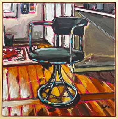 Painting artwork 'Studio Chair' by Emily Bowen | The East Coast Arts Trail™