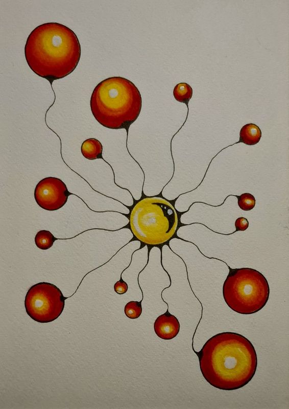 Painting artwork 'Picture from the mind' by Myart#68 | The East Coast Arts Trail®
