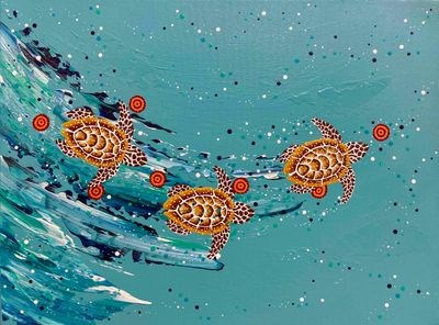 'Seven Sister Song Cycle' - Painting by Milbi Designs | Featured on The East Coast Arts Trail®