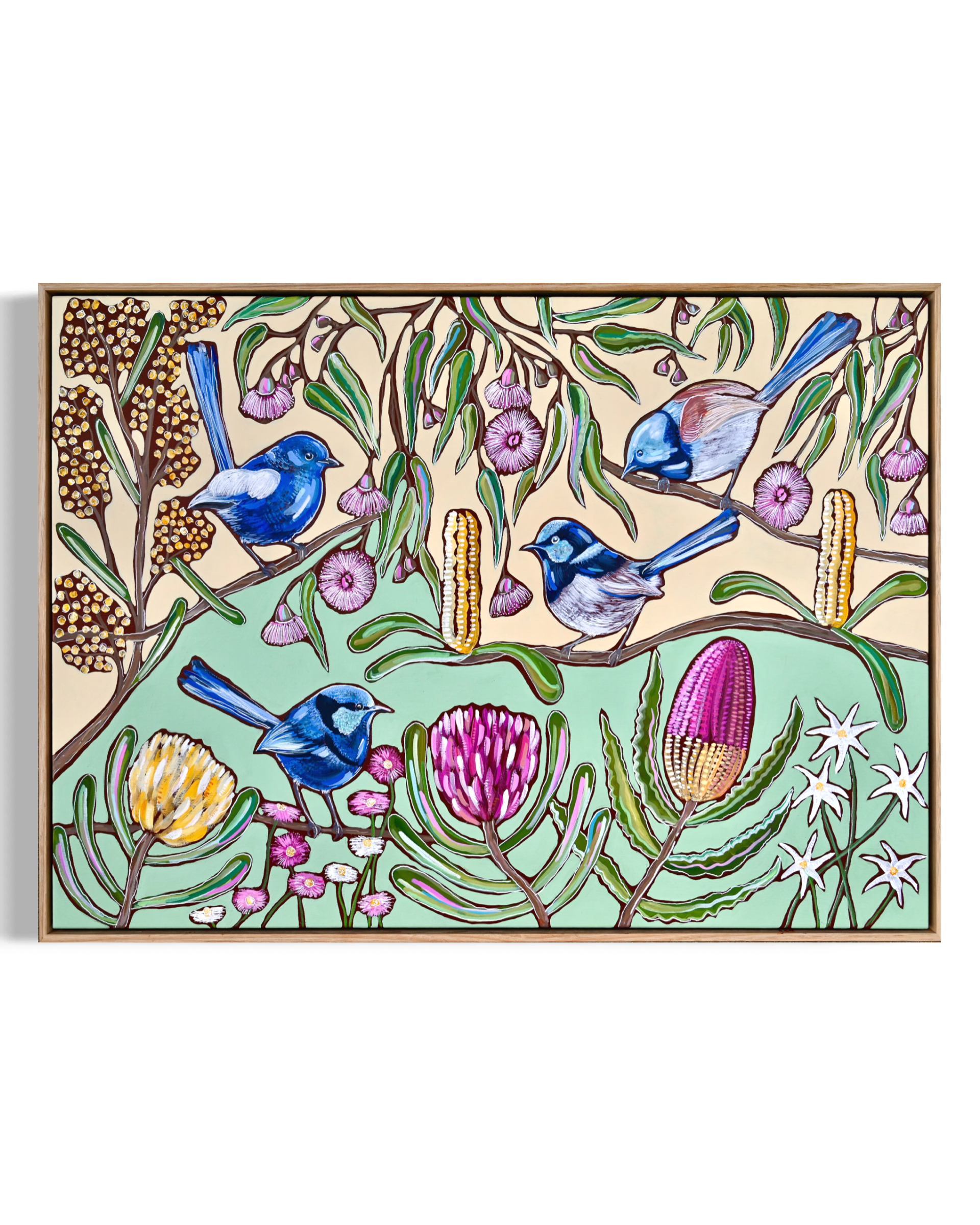 'The Wren Aviary' - Painting by ren_the_artist | Featured on The East Coast Arts Trail®