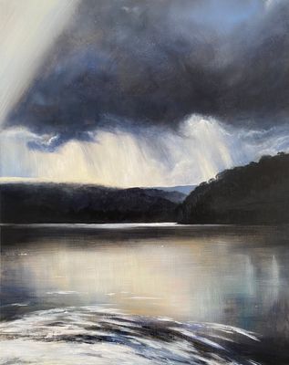'Falling Light' - Painting - Landscape by Isabella Craig | Featured on The East Coast Arts Trail®