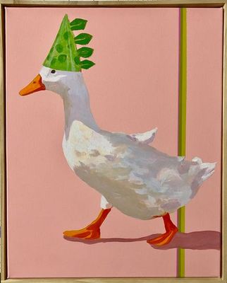 Illustration artwork 'Tardy For the Party' by Pip Phelps | The East Coast Arts Trail™