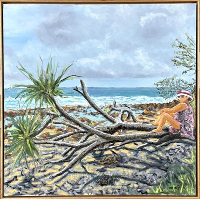 'Past the Bay' - Painting - Coastal by Geoff Hargraves | Featured on The East Coast Arts Trail®