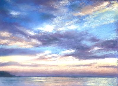 Original pastel on paper by Sandra McArthur from NSW - Mid North Coast | The East Coast Arts Trail®
