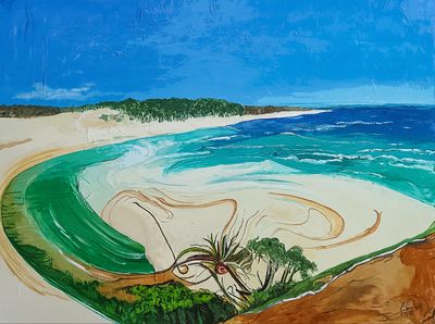 Oil on canvas by Paul Crowe, Australia | Displayed on The East Coast Arts Trail™