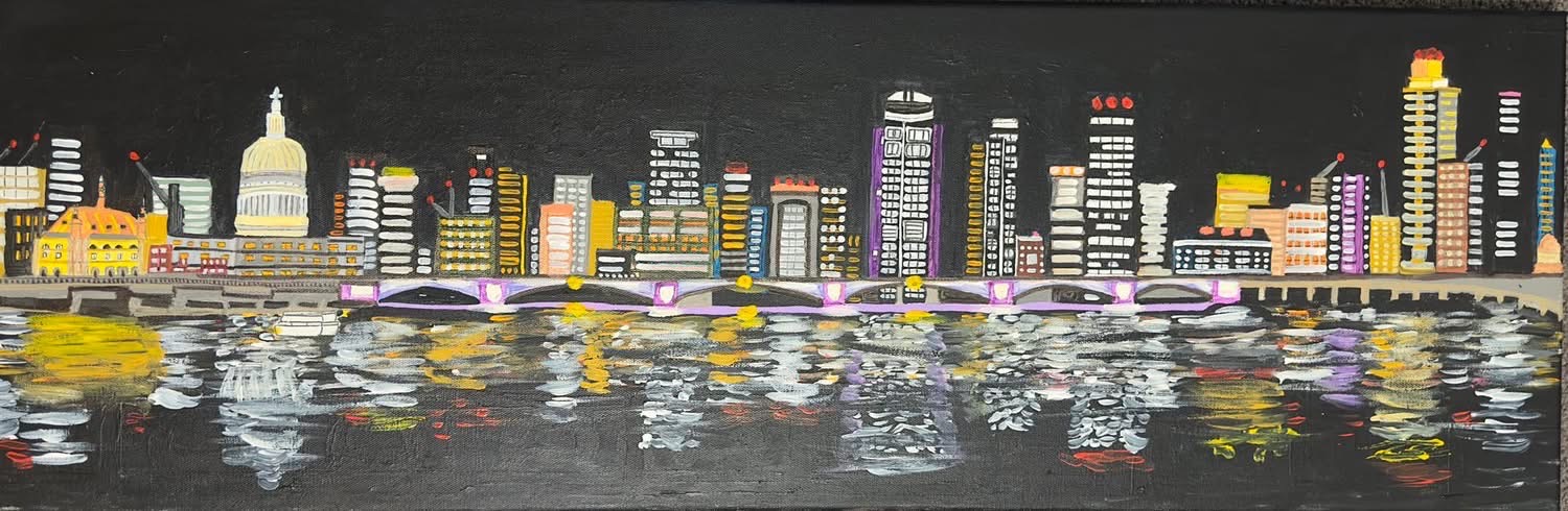 'London Bridge and More' - Painting by Steve Quilty Art | Featured on The East Coast Arts Trail™
