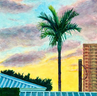 Acrylic on cradled wood panel by Karen McPhail-Bell, PhD, QLD - Gold Coast | Displayed on The East Coast Arts Trail®