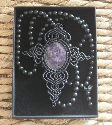 Original Amethyst / Black Onyx Beads by Buttonbow from QLD - Sunshine Coast | The East Coast Arts Trail®