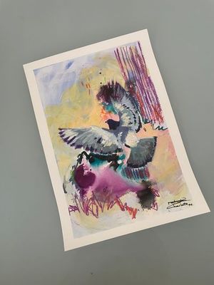 Mixed Media & Acrylic on paper by Natasha Charlotte, QLD - Gold Coast | Displayed on The East Coast Arts Trail™