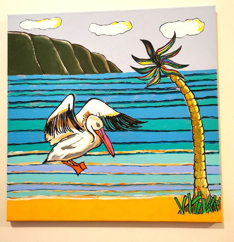 'Coming in hot!' - Painting by fran sanders | Featured on The East Coast Arts Trail®
