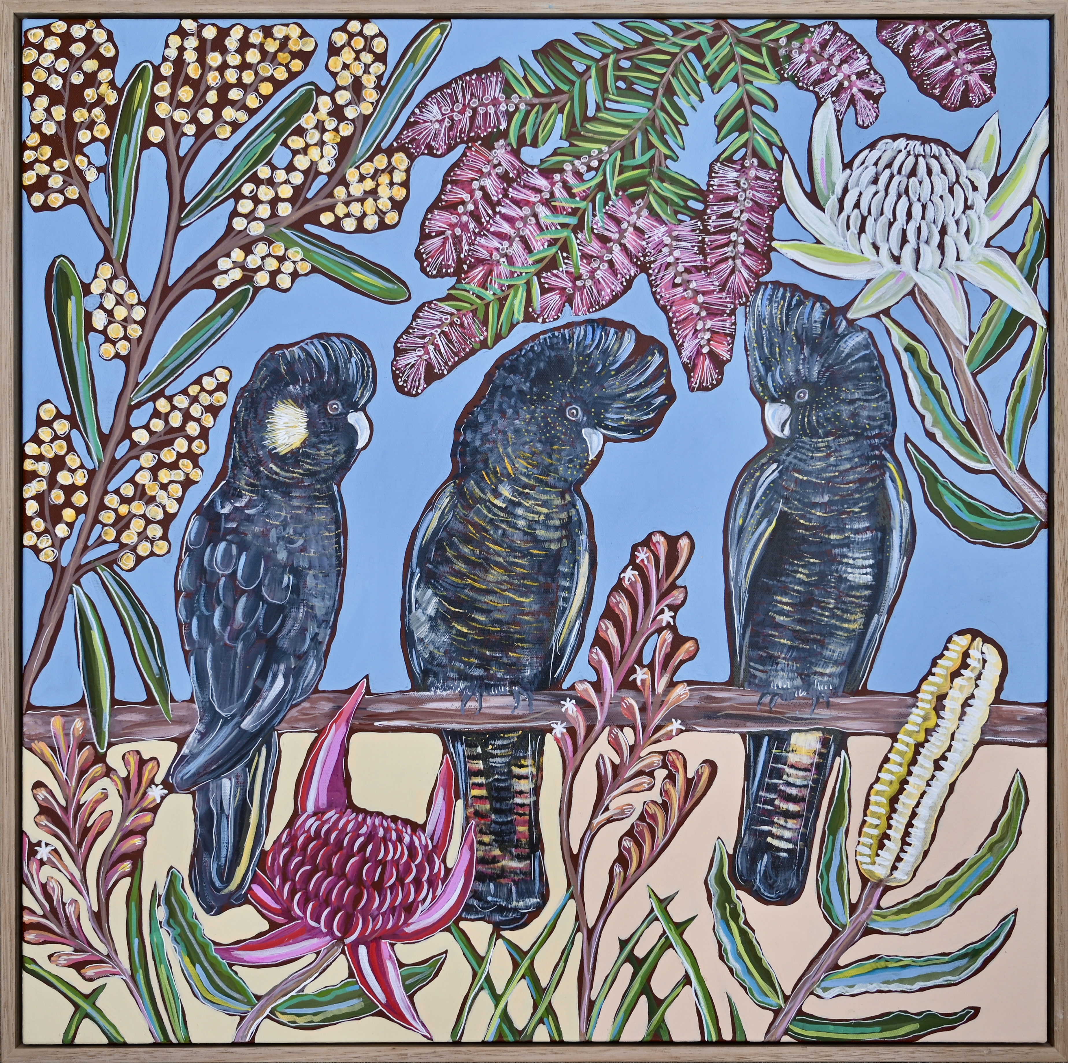 Acrylic Paint & Pen  by ren_the_artist, VIC - Bendigo | Displayed on The East Coast Arts Trail®