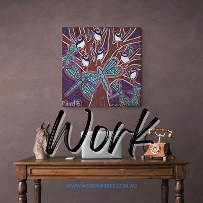 Canvas Print by Art by Mirree, NSW - Orange | Displayed on The East Coast Arts Trail®