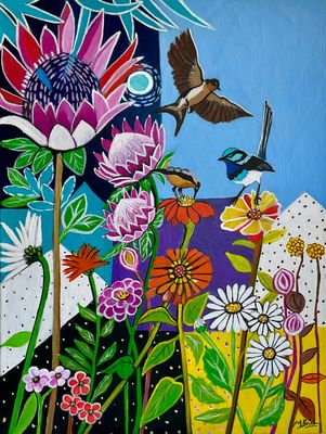 Acrylic by m.o.i.r.a.r.t., WA - Perth | Displayed on The East Coast Arts Trail®
