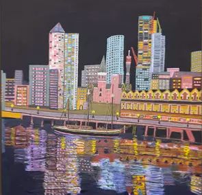 Acrylic on Canvas by Steve Quilty Art, NSW - Sydney | Displayed on The East Coast Arts Trail®