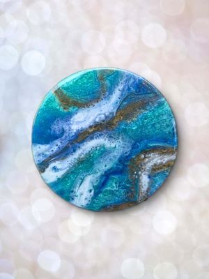 Resin on cradled wood panel by Nadia Dong Creative, VIC - Melbourne | Displayed on The East Coast Arts Trail®