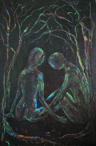 Expressive Arts artwork 'Tryst' by Maggs | The East Coast Arts Trail®