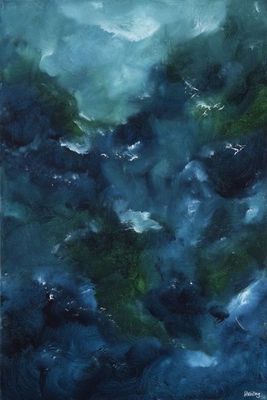 'Underwater Dreaming' - Painting by Kate Hessling | Featured on The East Coast Arts Trail™