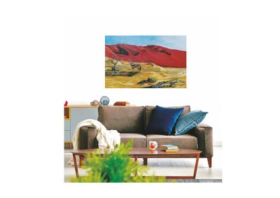 Painting artwork 'Sossusvlei Namibia' by Chris Holland | The East Coast Arts Trail®