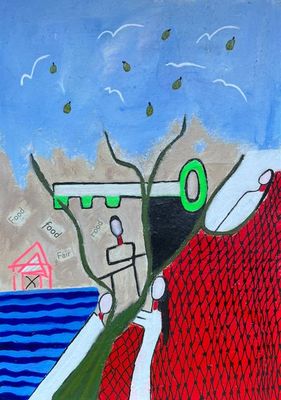 'The key' - Mixed Media by Marijke Lambregtse | Featured on The East Coast Arts Trail®