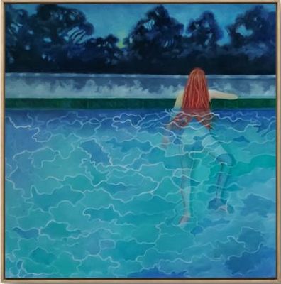 Oil paint on premium canvas. Oak frame by Fiona Thorning, Clontarf, Redcliffe, QLD | Displayed on The East Coast Arts Trail®