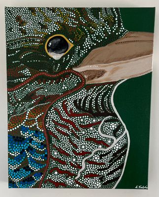 'Kooky & Me' - Painting by Art vanderLei | Featured on The East Coast Arts Trail®
