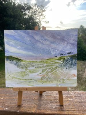 Original Watercolour on cradled wooden panel  by Art by Allie from VIC - East Gippsland | The East Coast Arts Trail®