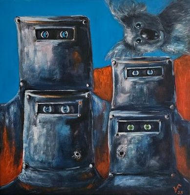 Original Acrylic on canvas by Vikadafoxart from SA - Fleurieu Peninsula | The East Coast Arts Trail®