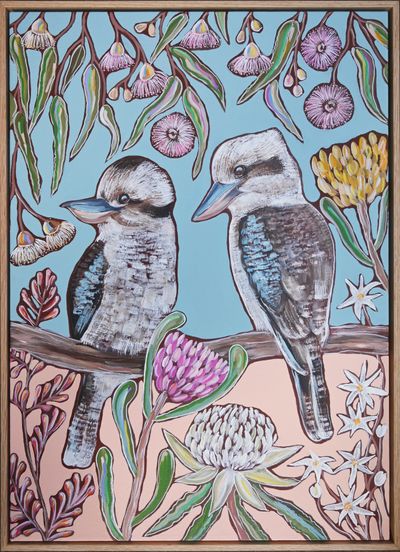 Painting artwork 'Bush Life' by ren_the_artist | The East Coast Arts Trail®