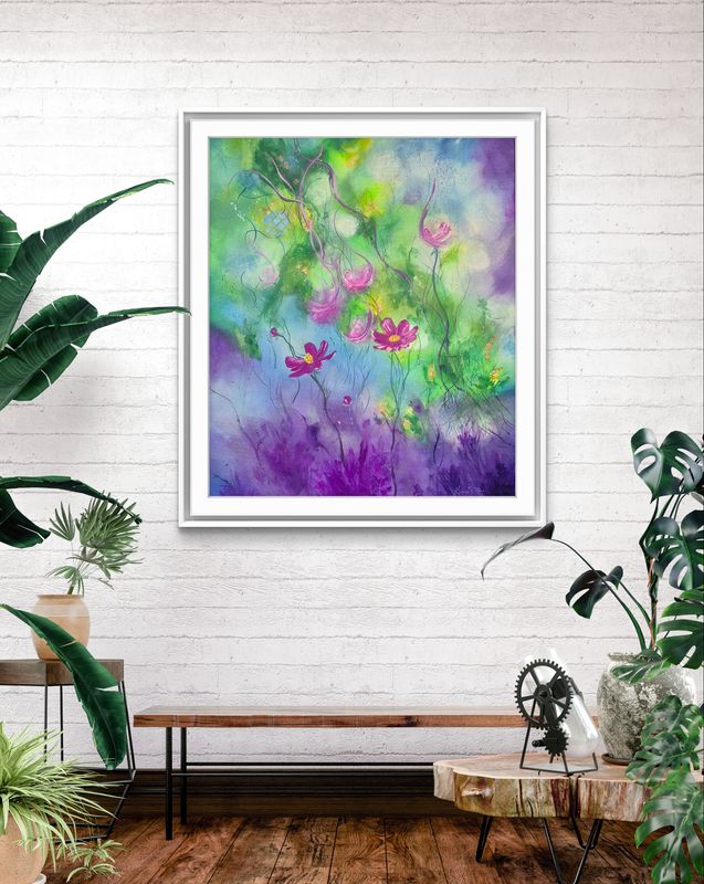 Painting artwork 'Emergence' by Karyn Palmer | The East Coast Arts Trail™