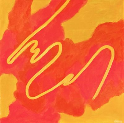 'Flare' - Painting by Kate Hessling | Featured on The East Coast Arts Trail®