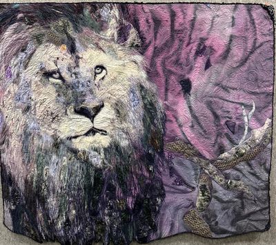 'Sound of Silence' - Textiles by Sue de Vanny | Featured on The East Coast Arts Trail™