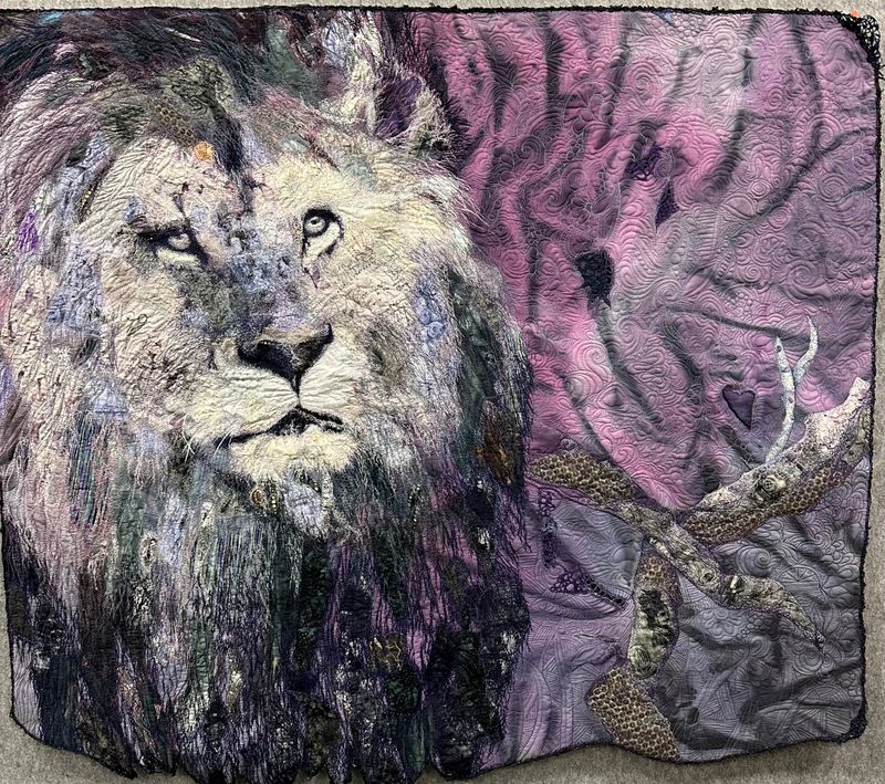 'Sound of Silence' - Textiles by Sue de Vanny | Featured on The East Coast Arts Trail™