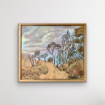 Painting artwork 'Our backyard' by Carla van Laar | The East Coast Arts Trail™