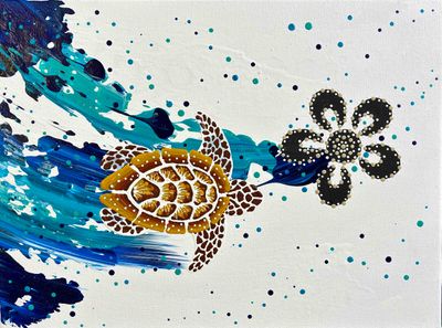 Original Acrylic on Canvas by Milbi Designs from NSW - Byron Bay/Hinterland | The East Coast Arts Trail®