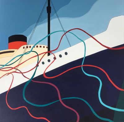 Original Acrylic on linen by Marian Quigley from VIC - Gippsland | The East Coast Arts Trail®