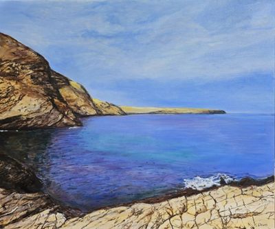 Painting artwork 'Coastal Serenity' by ChristineDavisArt | The East Coast Arts Trail®