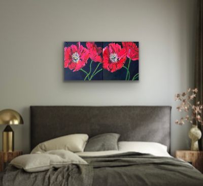 Two acrylic paintings on canvas.  by Sondradawn , QLD - Brisbane | Displayed on The East Coast Arts Trail™