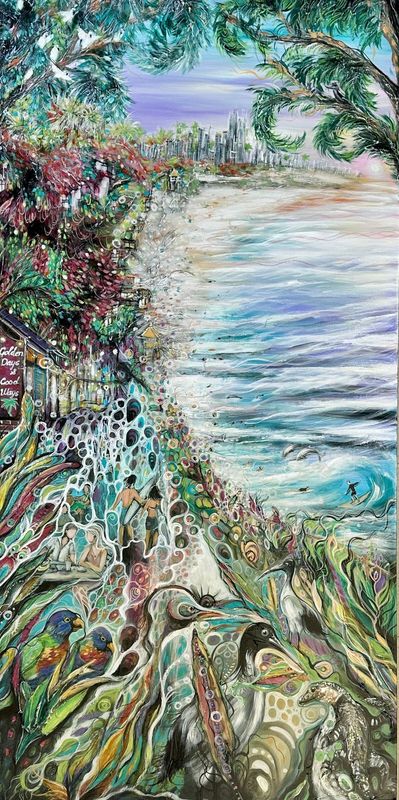 Acrylic, gesso, gloss by inessatreasures, QLD - Gold Coast | Displayed on The East Coast Arts Trail®