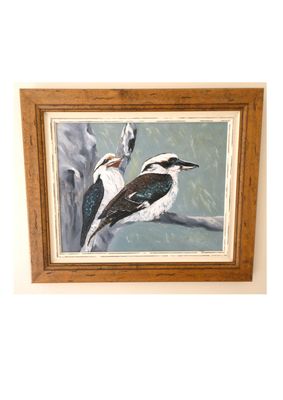Painting artwork 'KOOKA MATES' by Chris Holland | The East Coast Arts Trail®